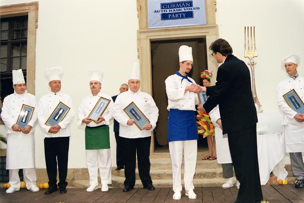 Přebírání ceny GURMÁN - GRAND RESTAURANT Pavla Maurera